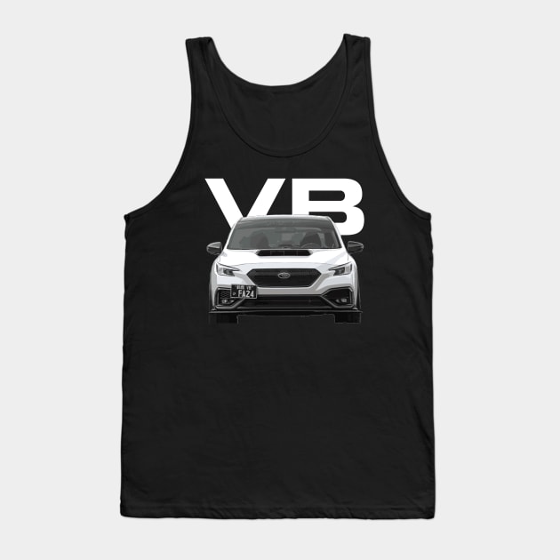 subie VB WRX S4 rally white tuned cobb scoob scoop turbo Tank Top by cowtown_cowboy